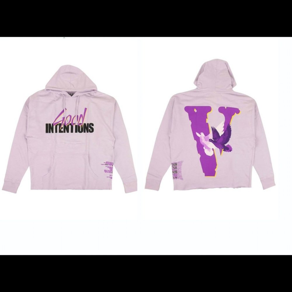 vlone hoodie size XL